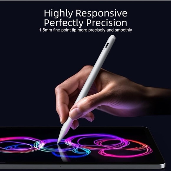 Stylus Pen for iPad 6th-11th Generation-2X Fast Charge Active Pencil Compatible - Picture 5 of 8